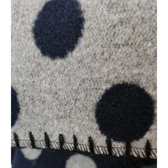 Loft Acrylic Blended Fabric Poncho Polka Dots Size Medium - Picture 5 of 8